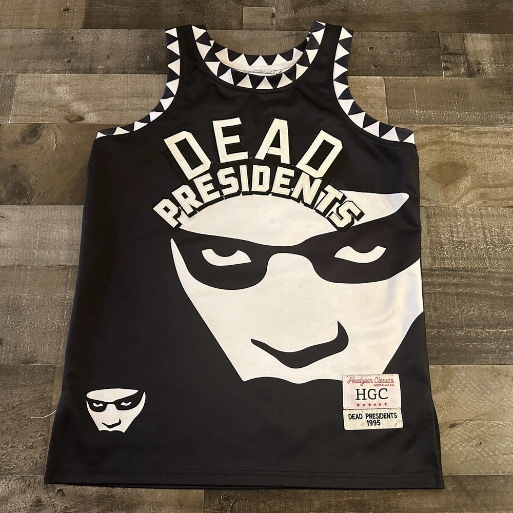 Headgear Classics Dead Presidents 95 Hockey Jersey Black White Size Small S